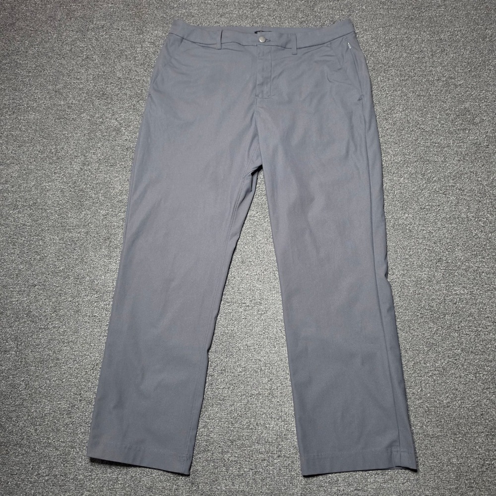 Quince Ultimate Commuter Pants Steel Grey Mens 36x30 Stretch Performance Casual